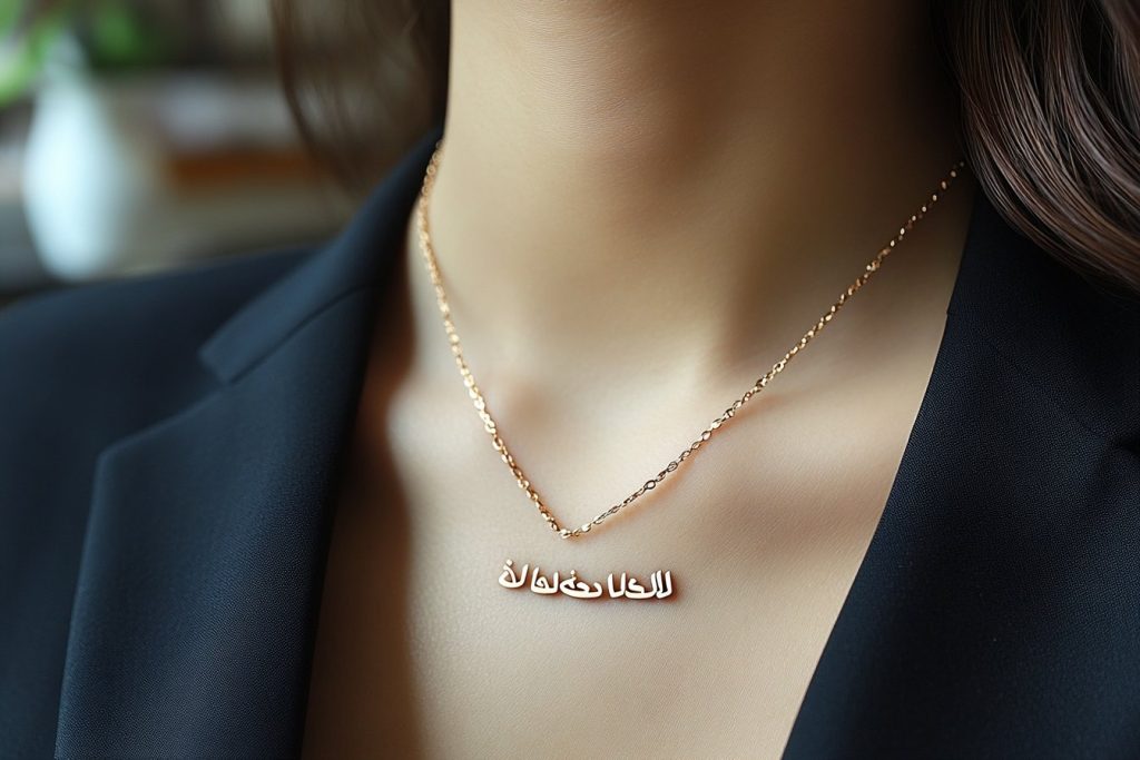 Collier prénom arabe : un bijou élégant et significatif