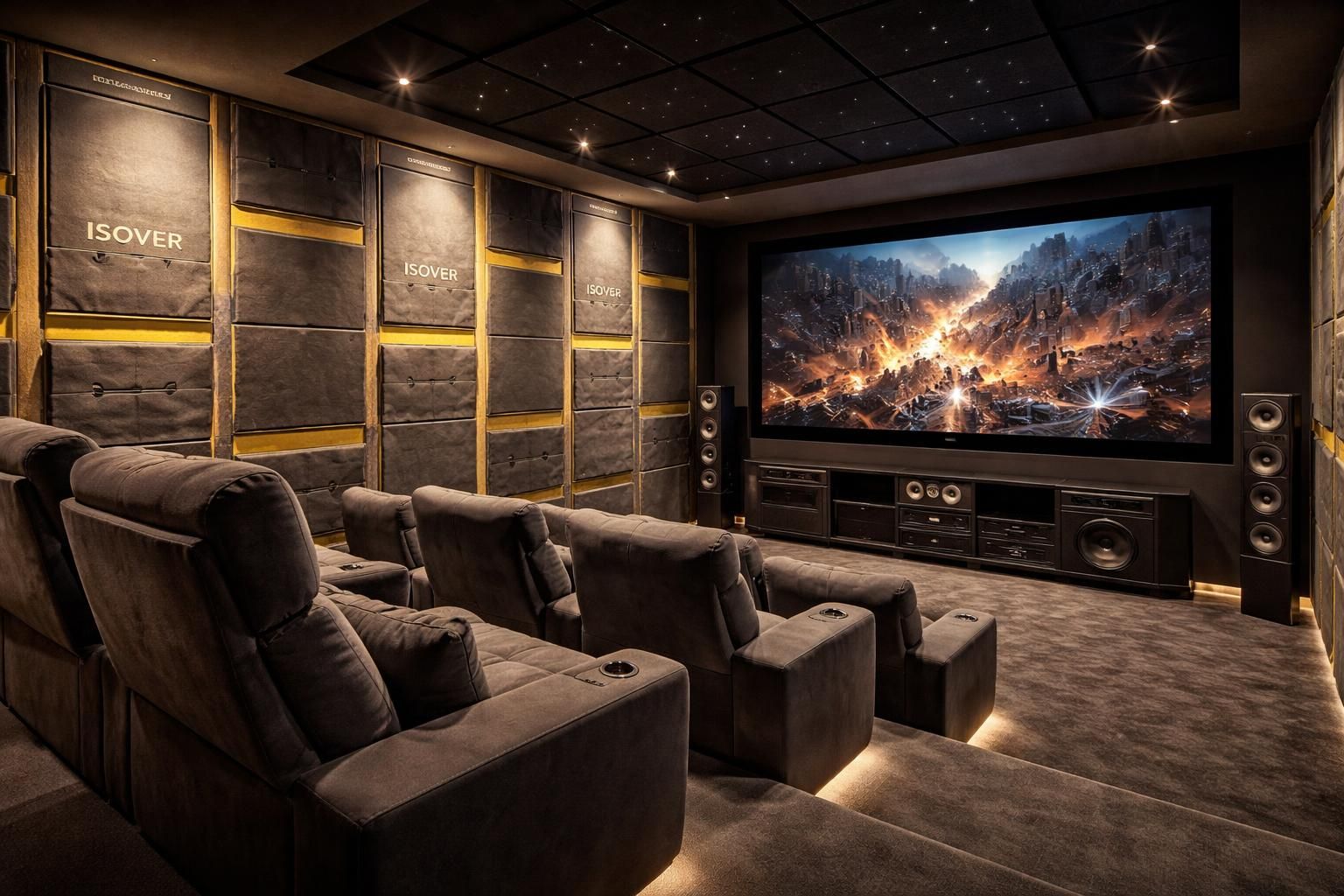 découvrez comment aménager un home cinéma confortable et performant grâce à l'isolation phonique isover, pour une expérience sonore optimale sans nuisances extérieures.