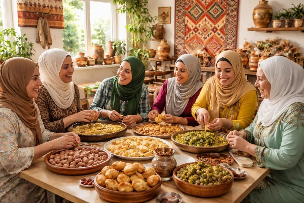 Culture algérienne pour mamans expatriées avec associations et cours de cuisine