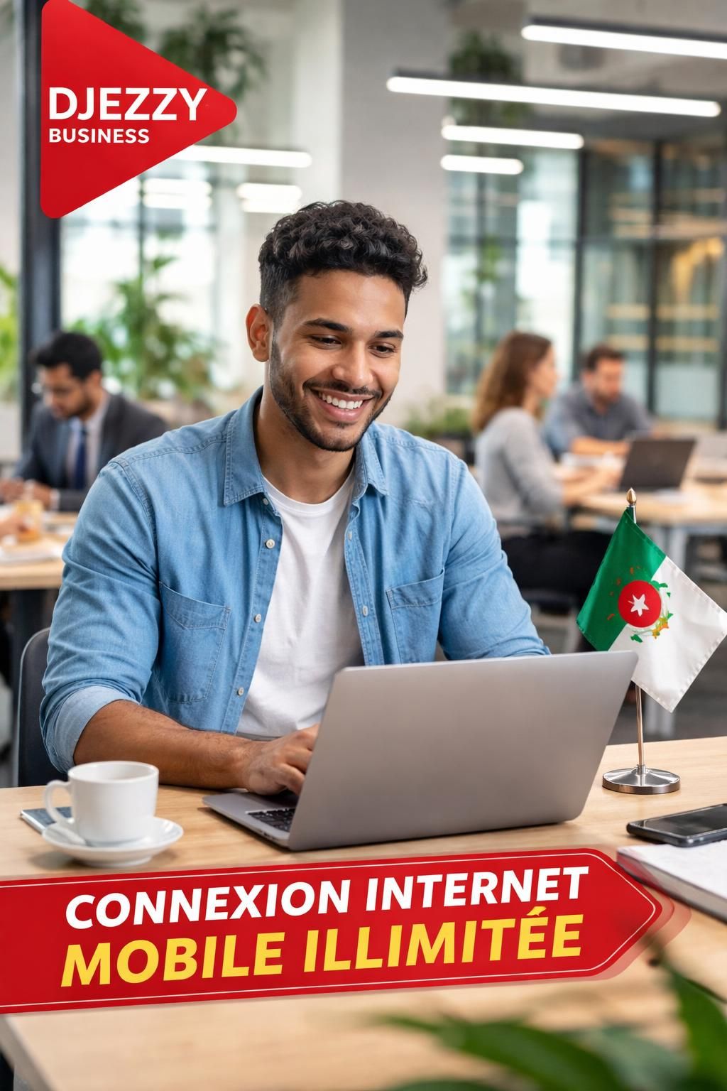 djezzy business propose des forfaits data illimités spécialement conçus pour accompagner la croissance des startups algériennes avec une connectivité optimale.