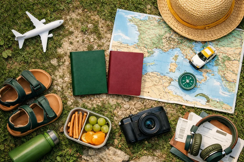 Voyager avec des enfants entre la France et l&rsquo;Algérie, en pratique