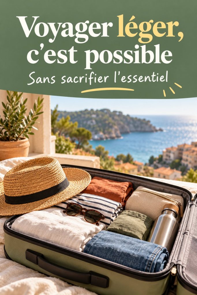 Voyager léger, c&rsquo;est possible